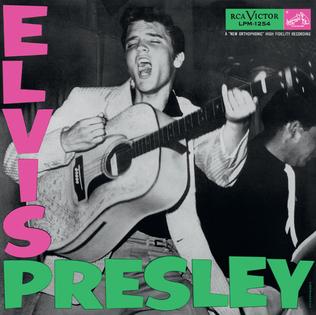 Elvis Presley's album cover released in 1956